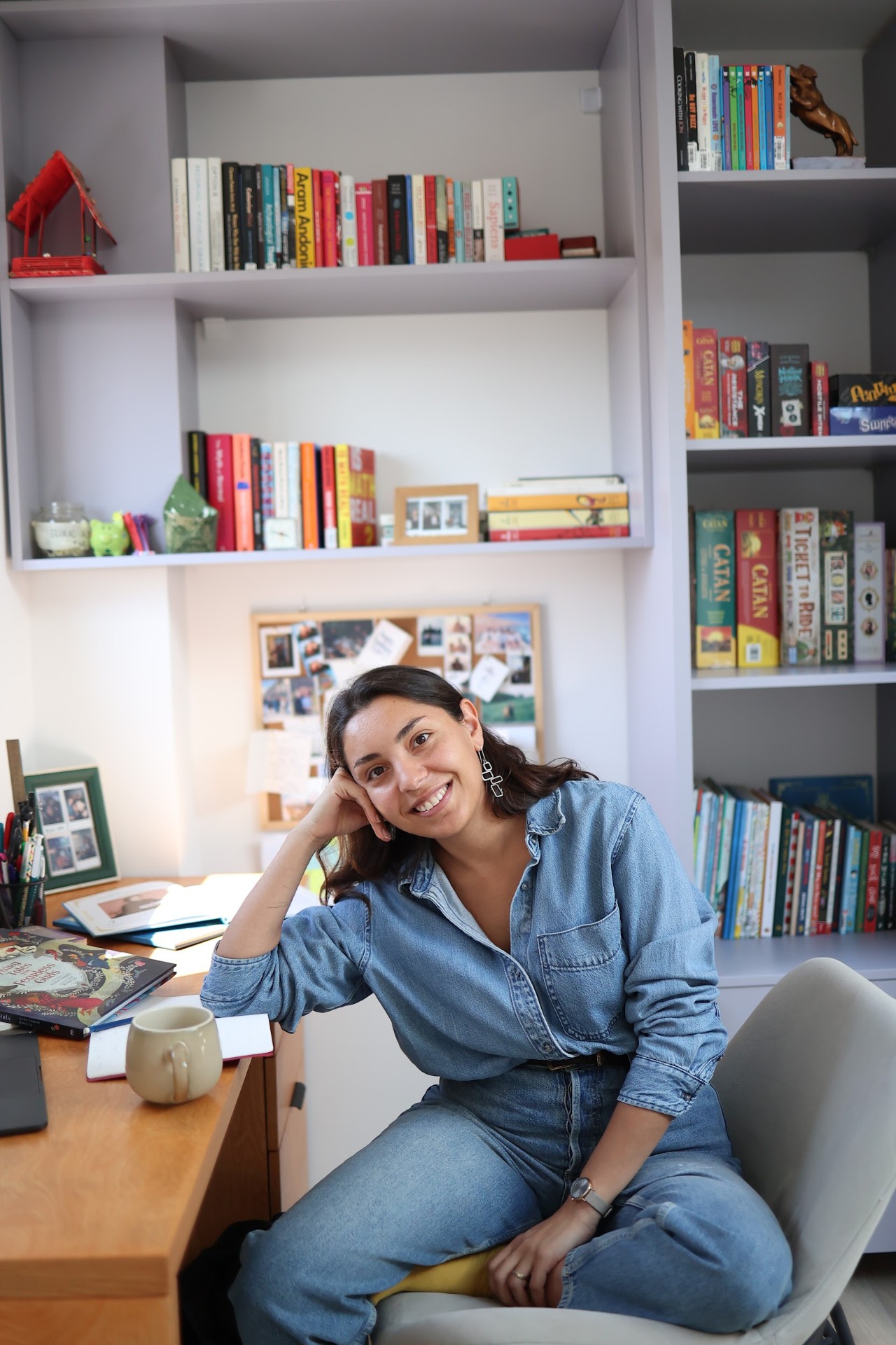 Gayane at her desk